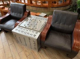 力源A门市展厅必赢官方网站棋盘桌实景