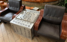 力源A门市展厅必赢官方网站棋盘桌实景